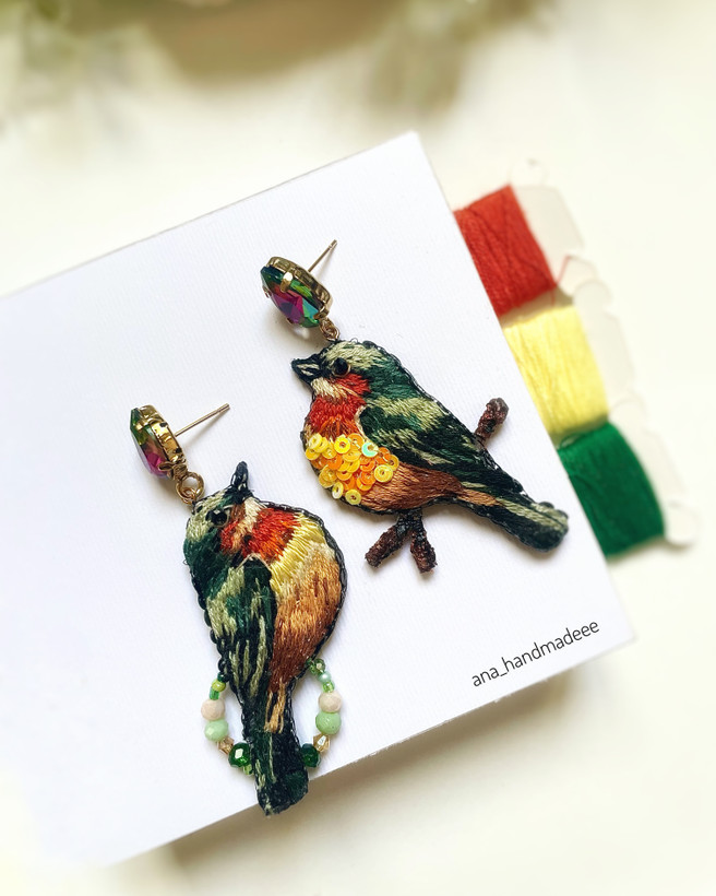 گوشواره گنجشک(کالکشن پرنده)